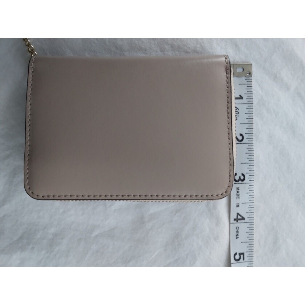 Kate Spade Key Chain Wallet Beige Pink Gold - Picture 5 of 8